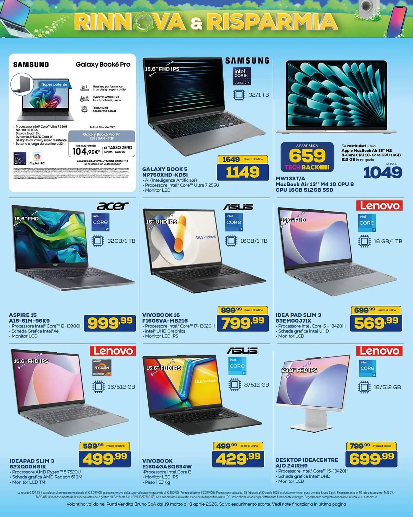 Volantino Euronics da 19 marzo a 8 aprile di 2026 - Pagina del volantino 8