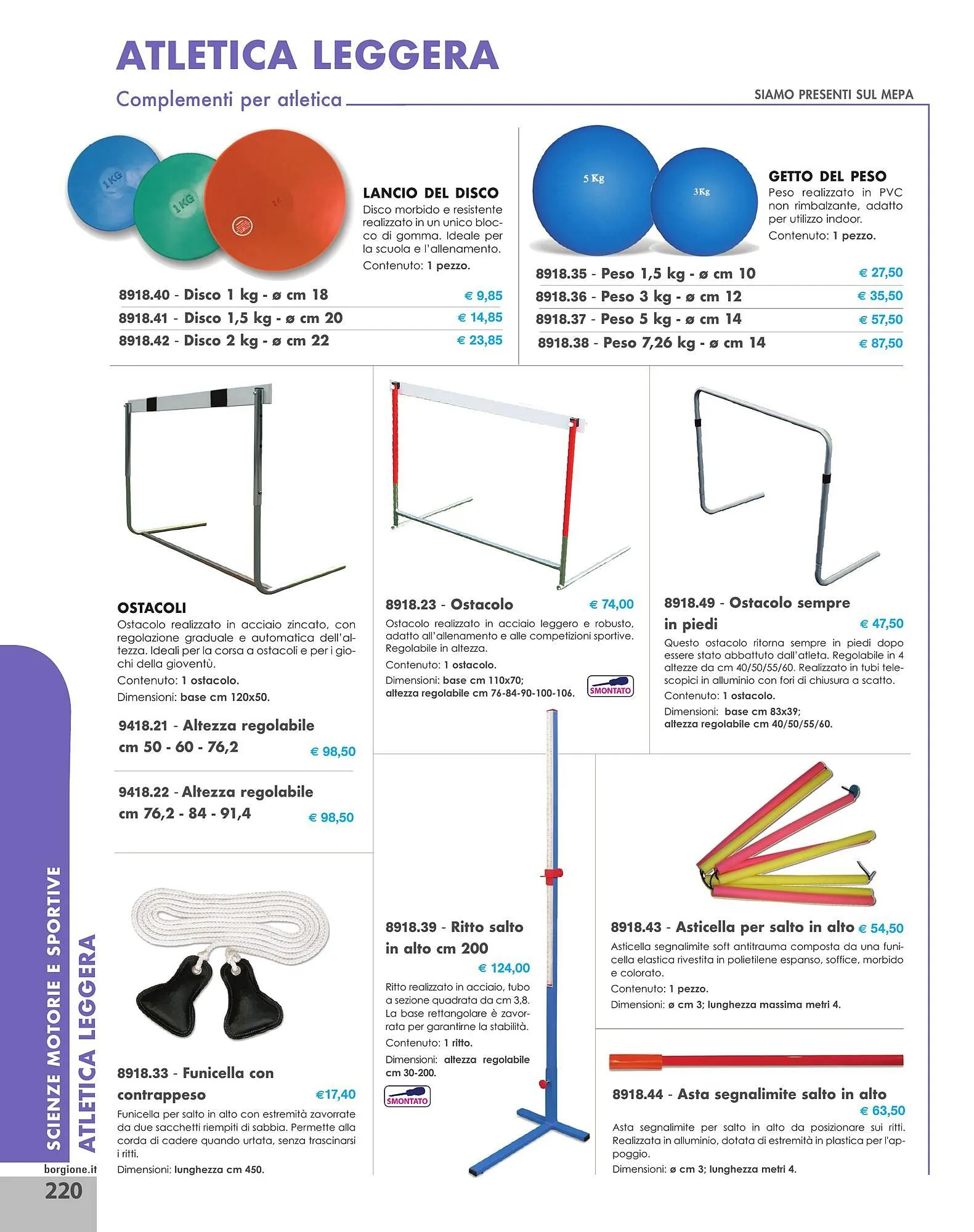 Volantino Borgione Sport da 31 dicembre a 31 dicembre di 2025 - Pagina del volantino 220