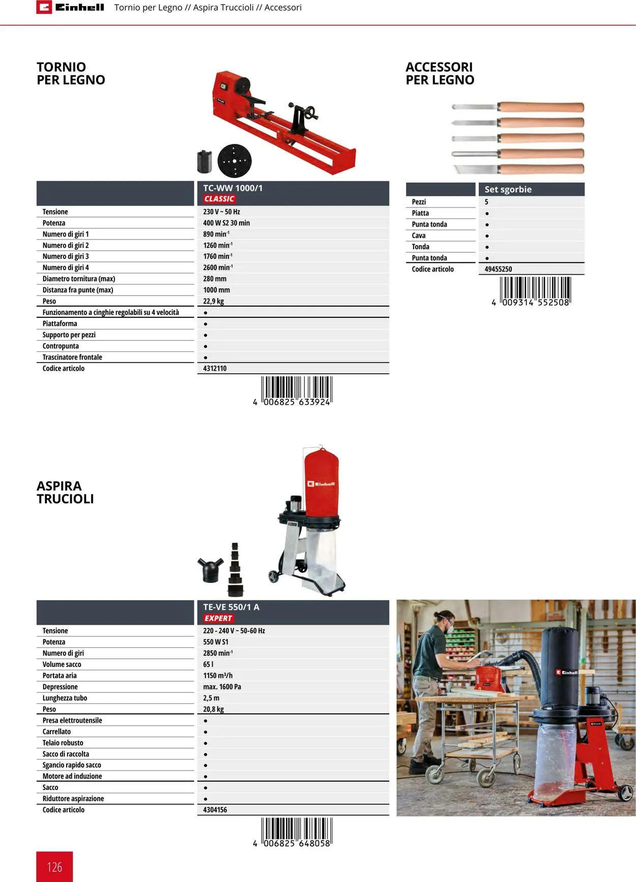 Einhell da 17 giugno a 17 dicembre di 2025 - Pagina del volantino 126