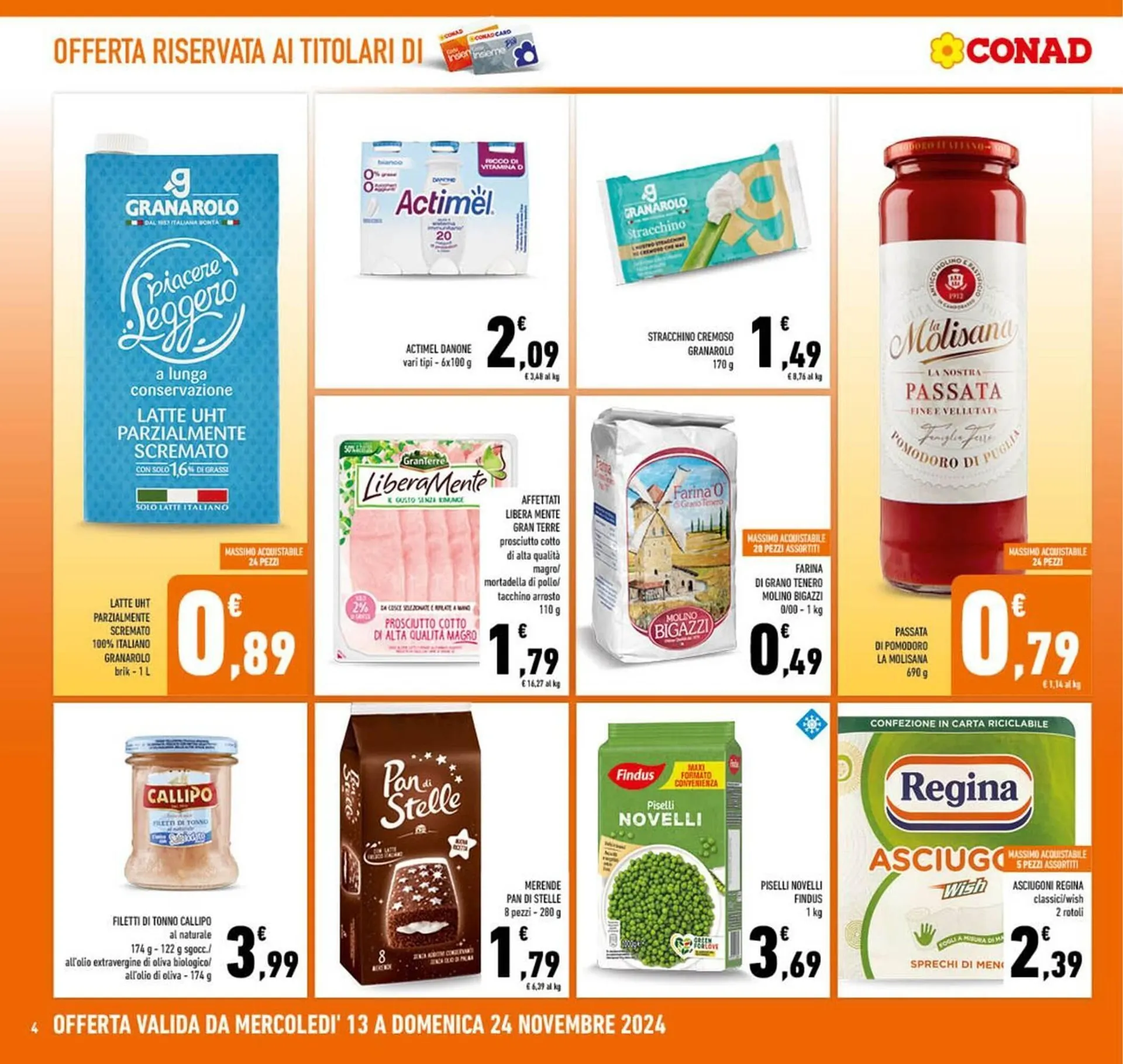 Volantino Conad da 13 novembre a 24 novembre di 2024 - Pagina del volantino 4