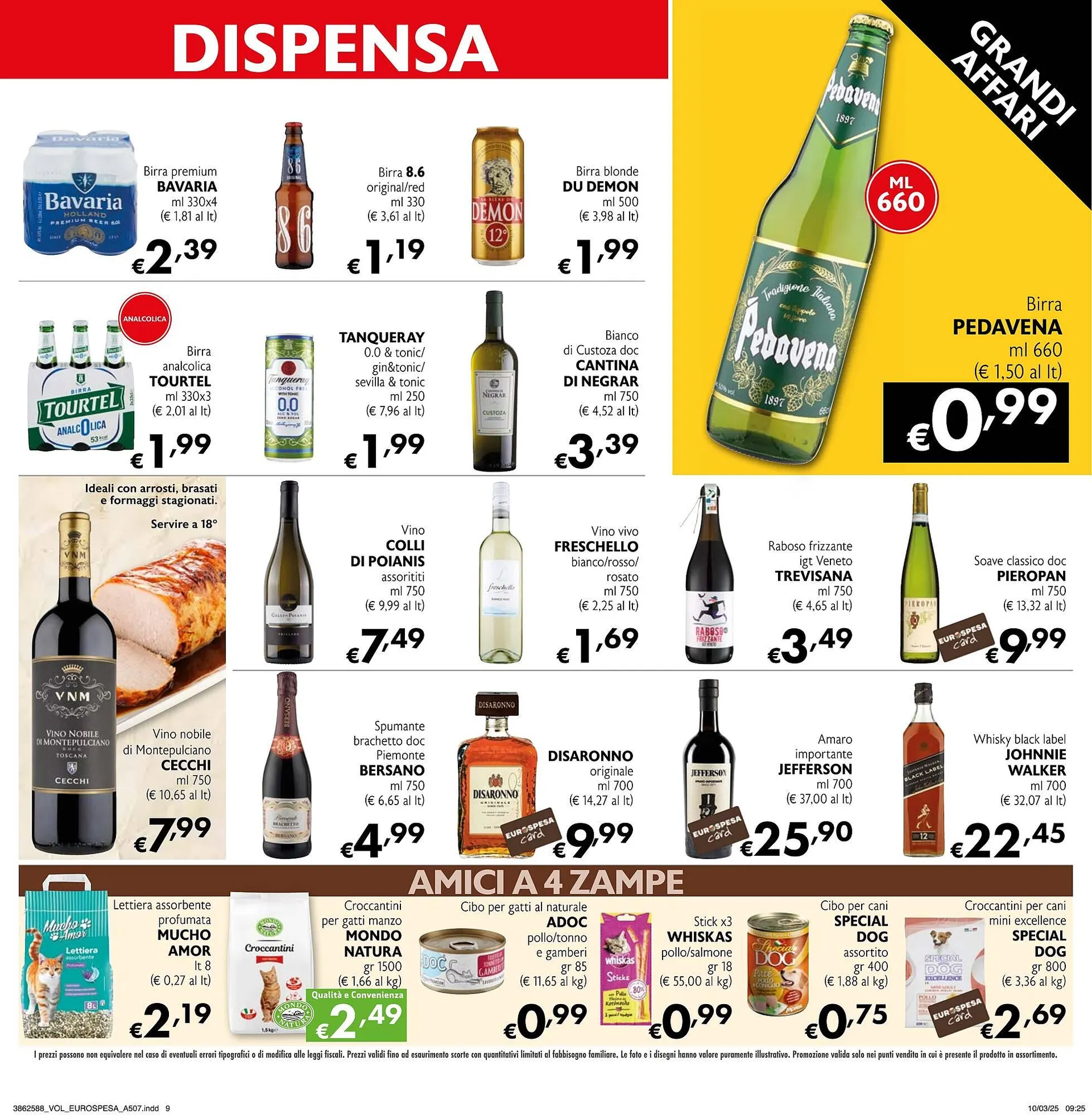 Volantino Eurospesa da 27 marzo a 9 aprile di 2025 - Pagina del volantino 9