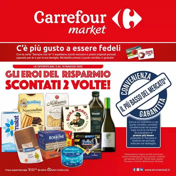 Gli eroi del risparmio Scontati 2 volte! da 5 maggio a 14 maggio di 2025 - Pagina del volantino 1