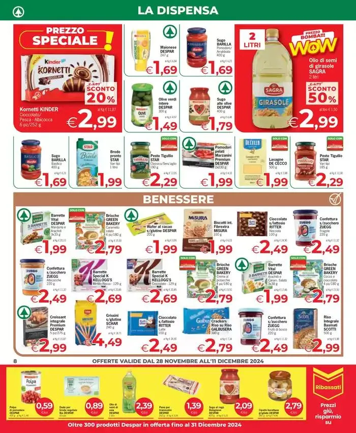Sottocosto da 28 novembre a 7 dicembre di 2024 - Pagina del volantino 8