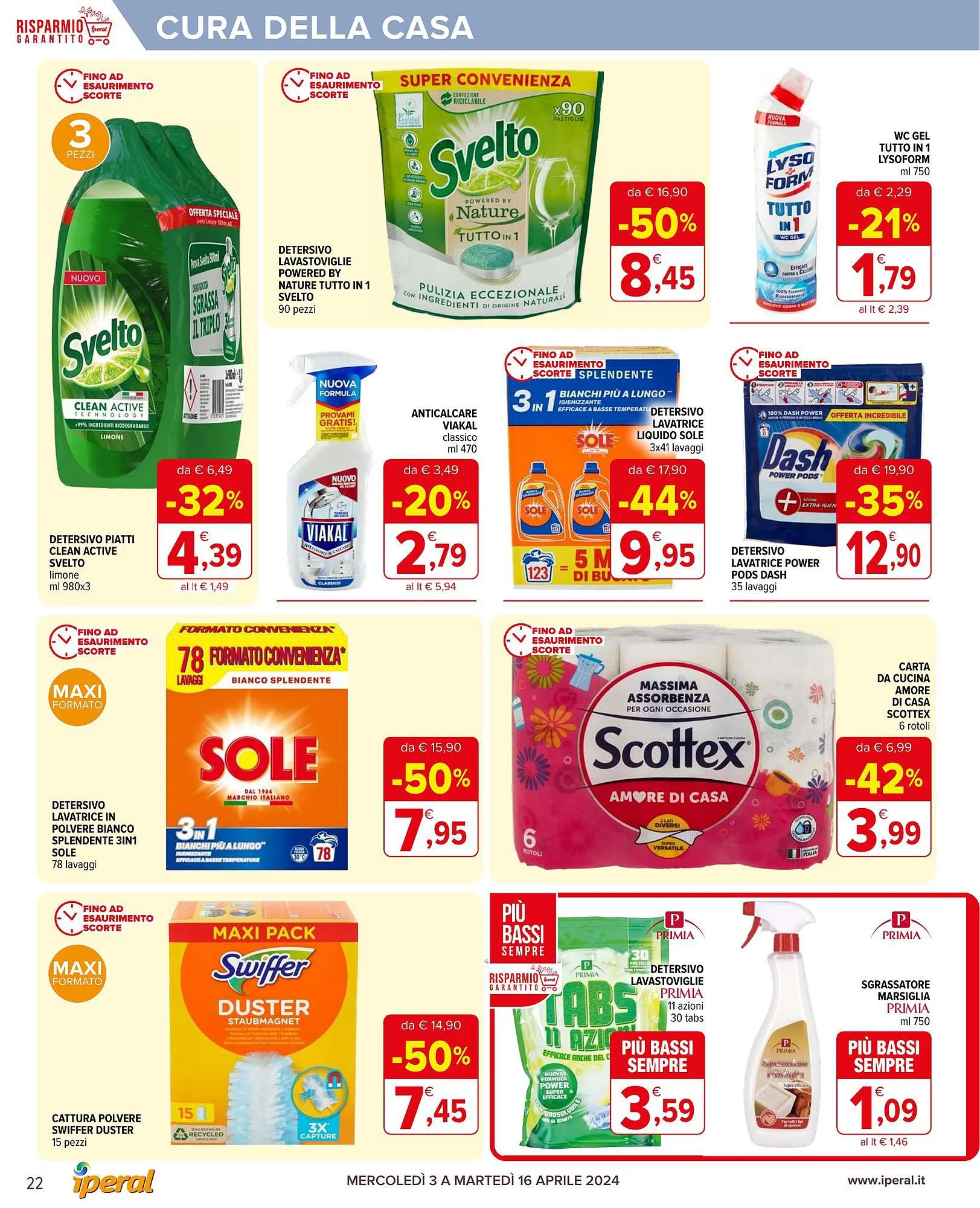 Volantino Iperal da 3 aprile a 16 aprile di 2024 - Pagina del volantino 22