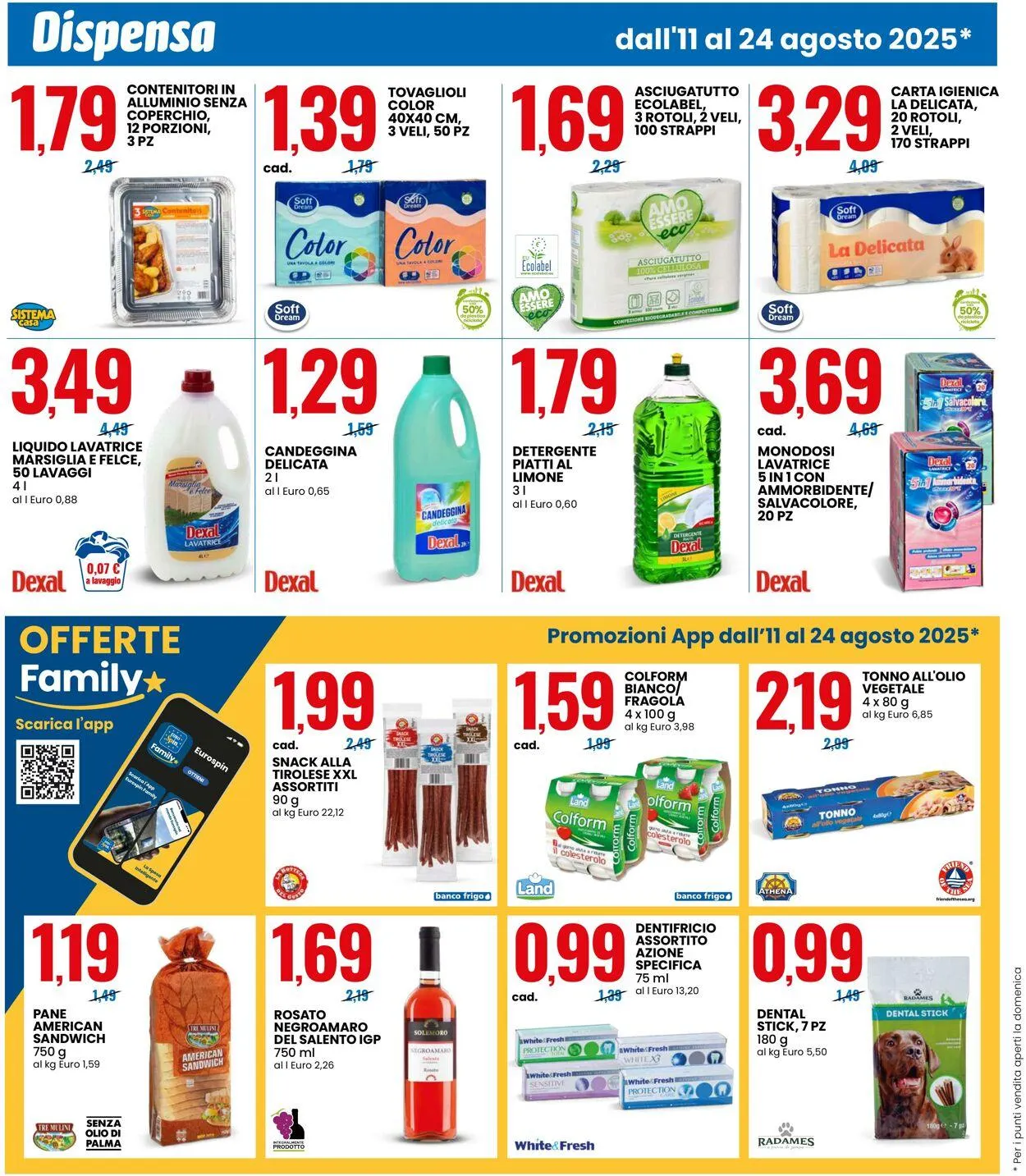 EURO Spin Volantino attuale da 11 agosto a 25 agosto di 2025 - Pagina del volantino 4