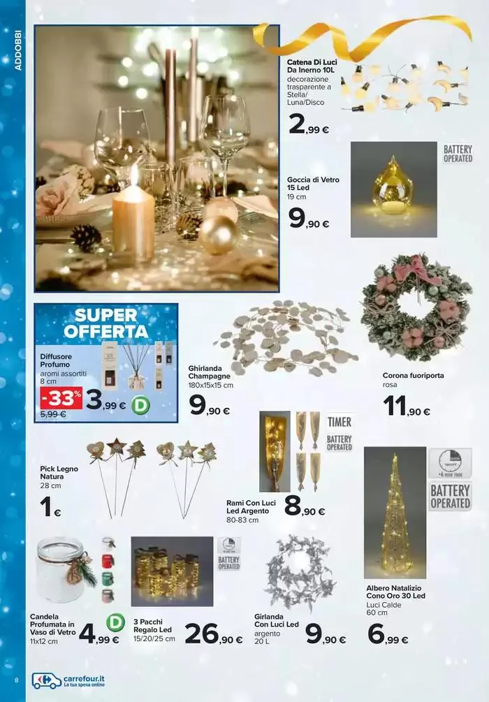 Catalogo addobbi e decori da 5 novembre a 24 dicembre di 2024 - Pagina del volantino 8