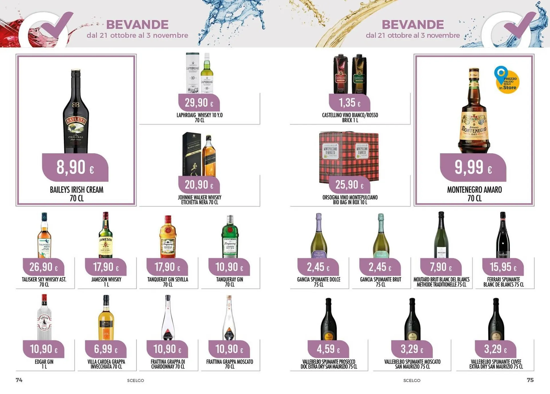 Volantino Scelgo da 21 ottobre a 3 novembre di 2024 - Pagina del volantino 38