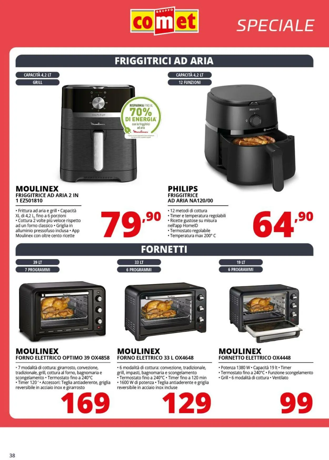 Comet Volantino attuale da 1 agosto a 20 agosto di 2025 - Pagina del volantino 38