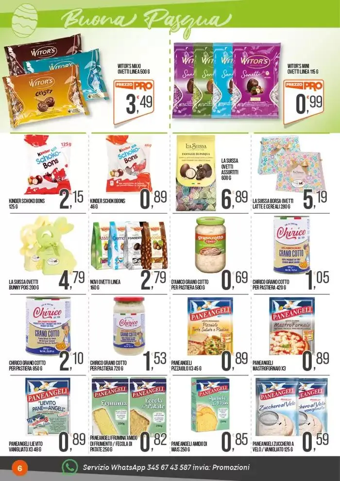 Buona pasqua a prezzi convenienti! da 7 aprile a 27 aprile di 2025 - Pagina del volantino 6