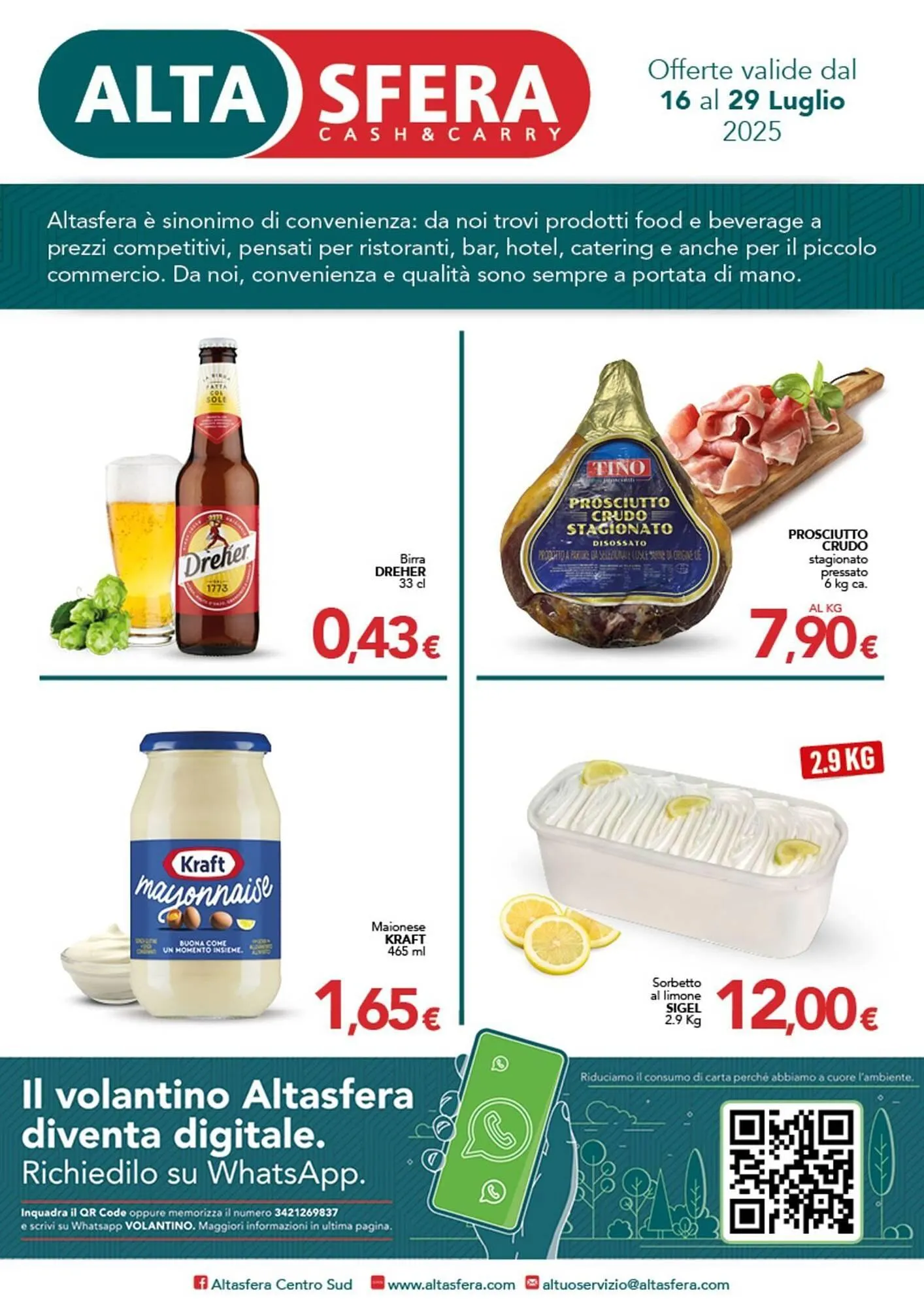 Volantino Altasfera da 16 luglio a 29 luglio di 2025 - Pagina del volantino 1