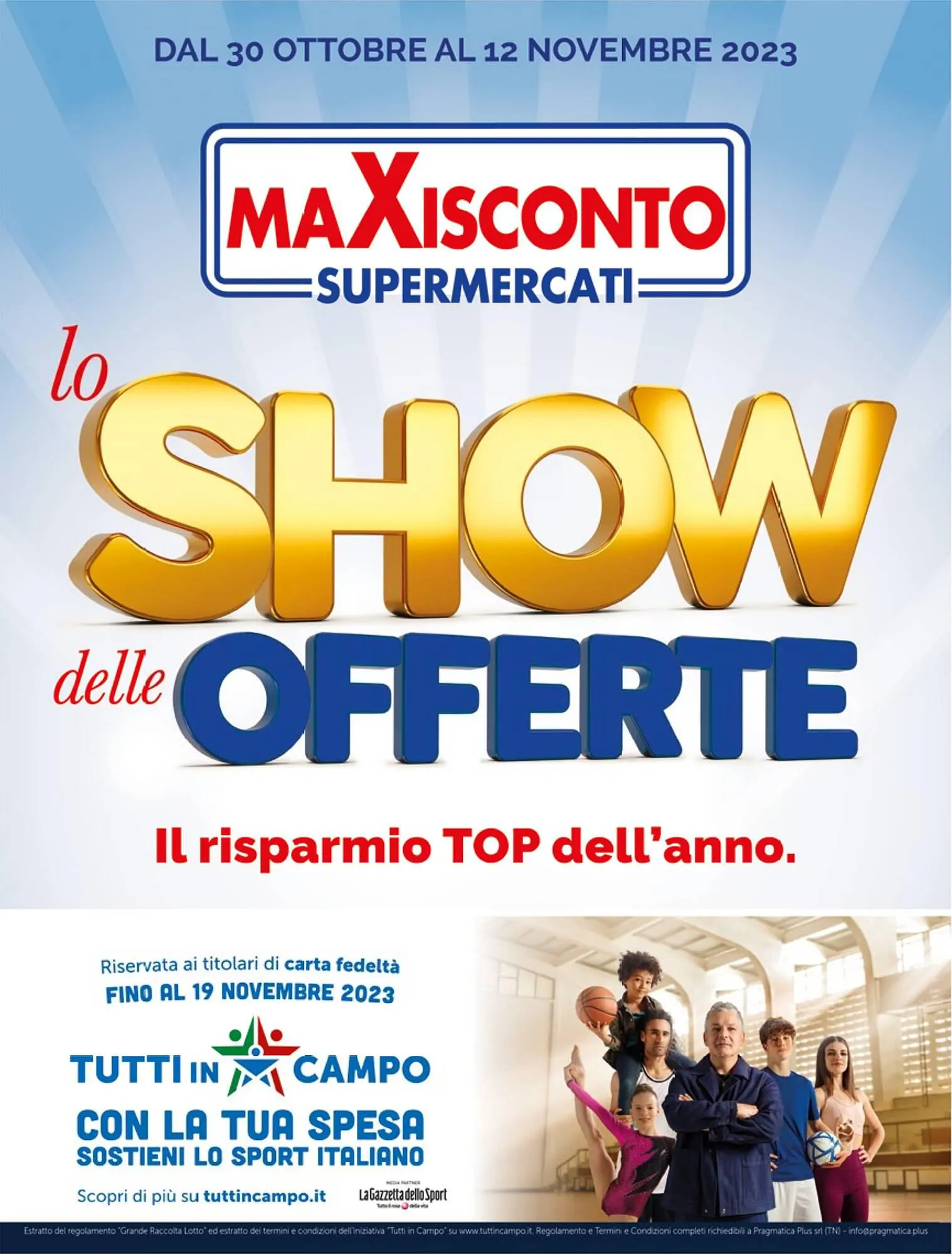 Volantino Maxisconto da 30 ottobre a 12 novembre di 2023 - Pagina del volantino 1