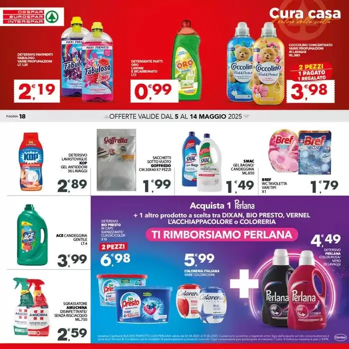 Convenienza unica da 5 maggio a 14 maggio di 2025 - Pagina del volantino 18
