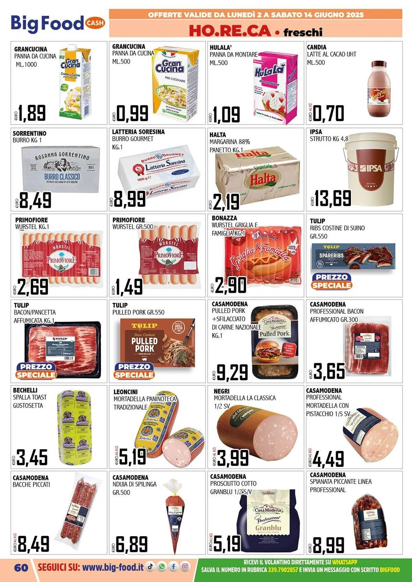Volantino Big Food da 2 giugno a 14 giugno di 2025 - Pagina del volantino 60