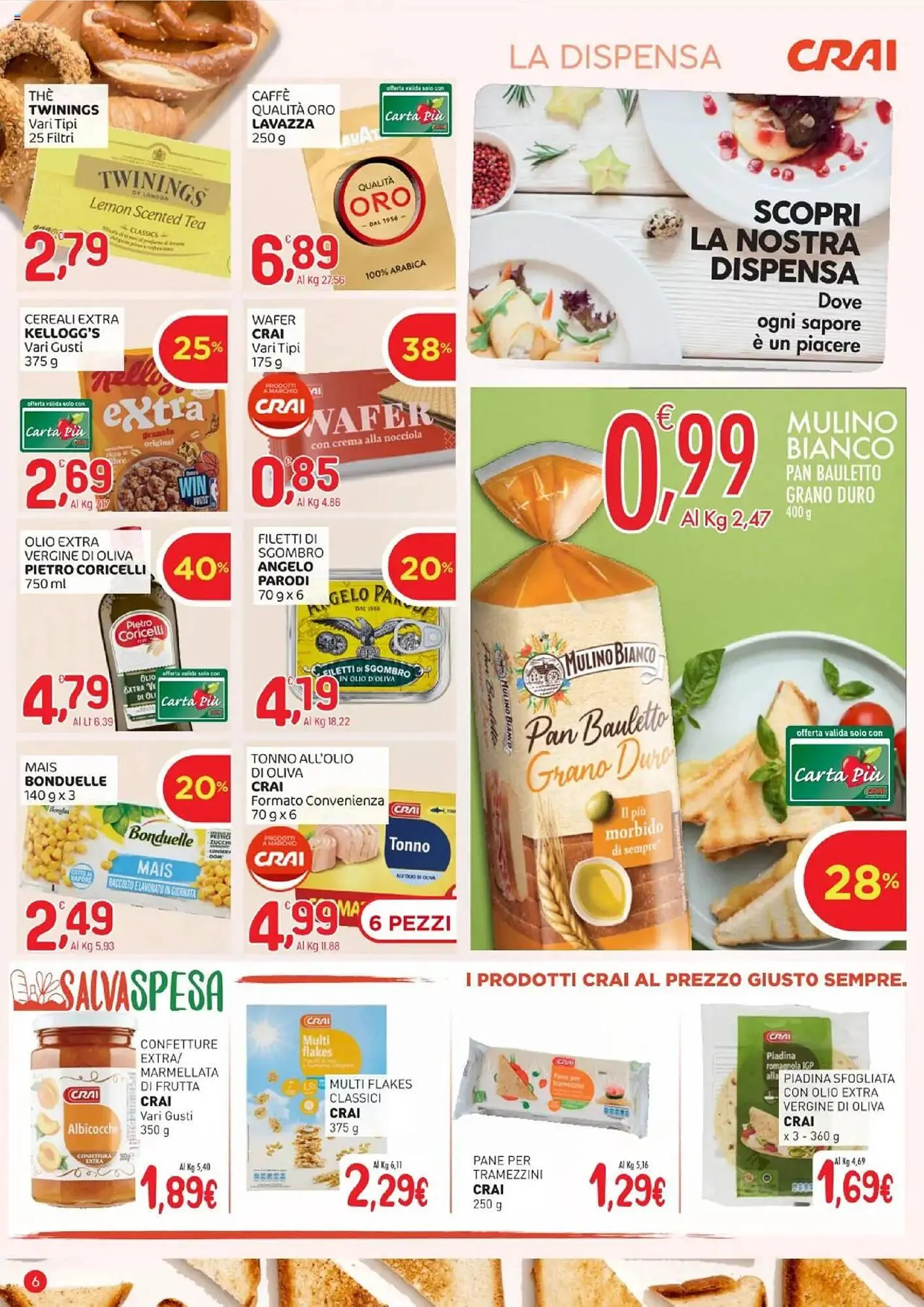 Volantino Crai da 29 maggio a 11 giugno di 2025 - Pagina del volantino 6