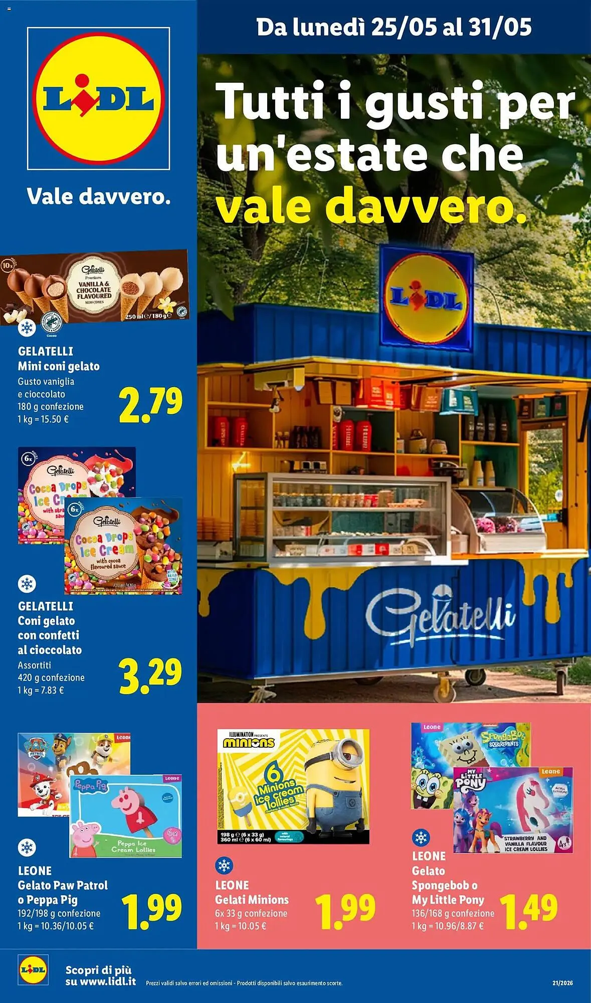 Volantino Lidl da 25 maggio a 31 maggio di 2026 - Pagina del volantino 1