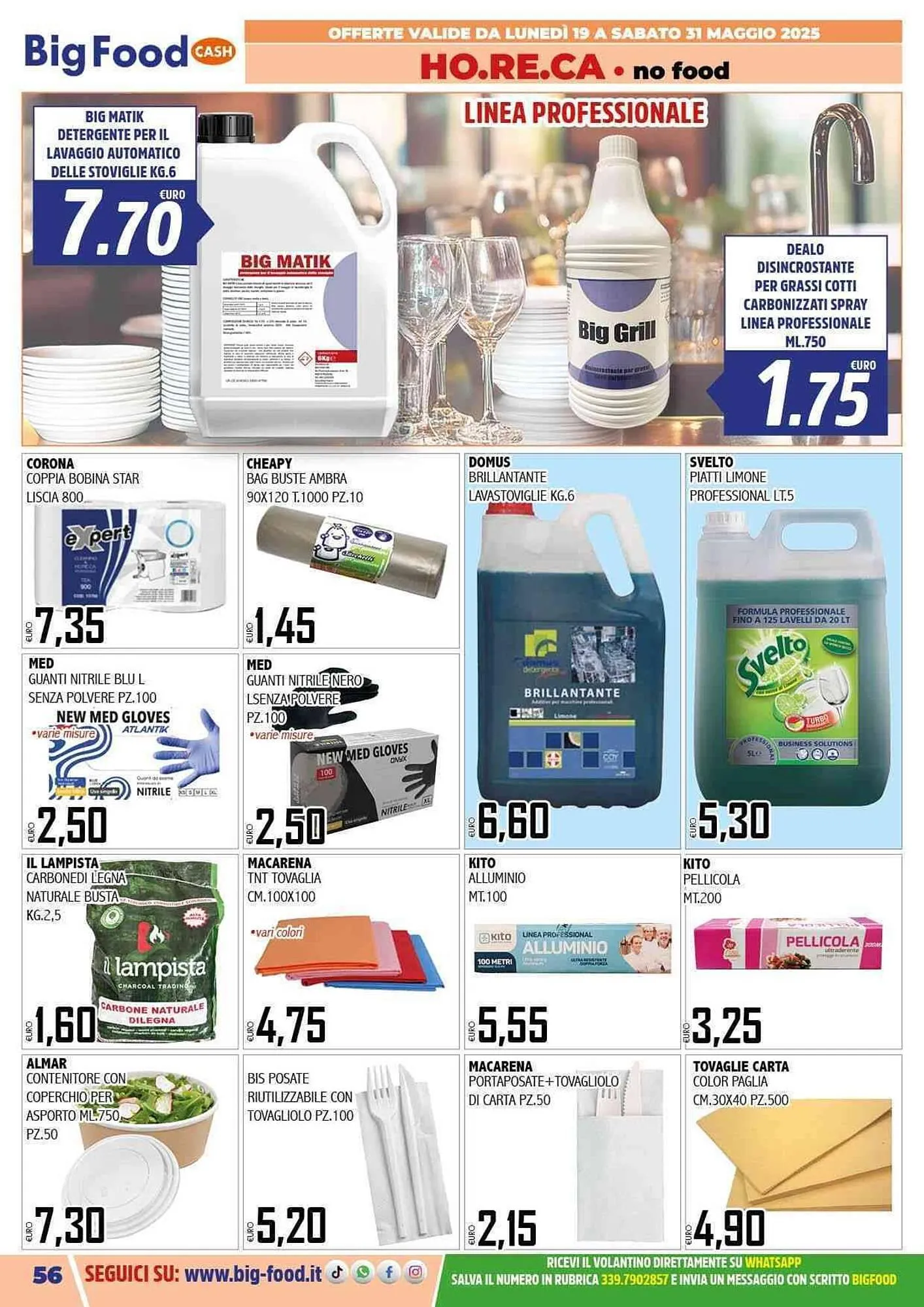 Volantino Big Food da 19 maggio a 31 maggio di 2025 - Pagina del volantino 56