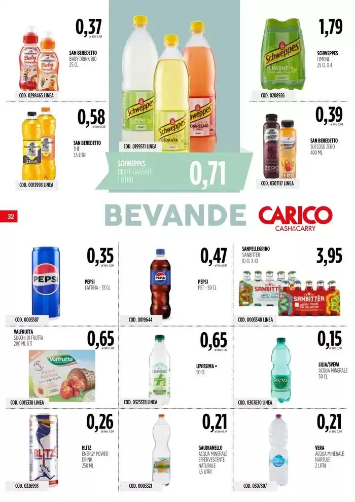 Offerte Carico Cash & Carry da 24 ottobre a 6 novembre di 2024 - Pagina del volantino 32
