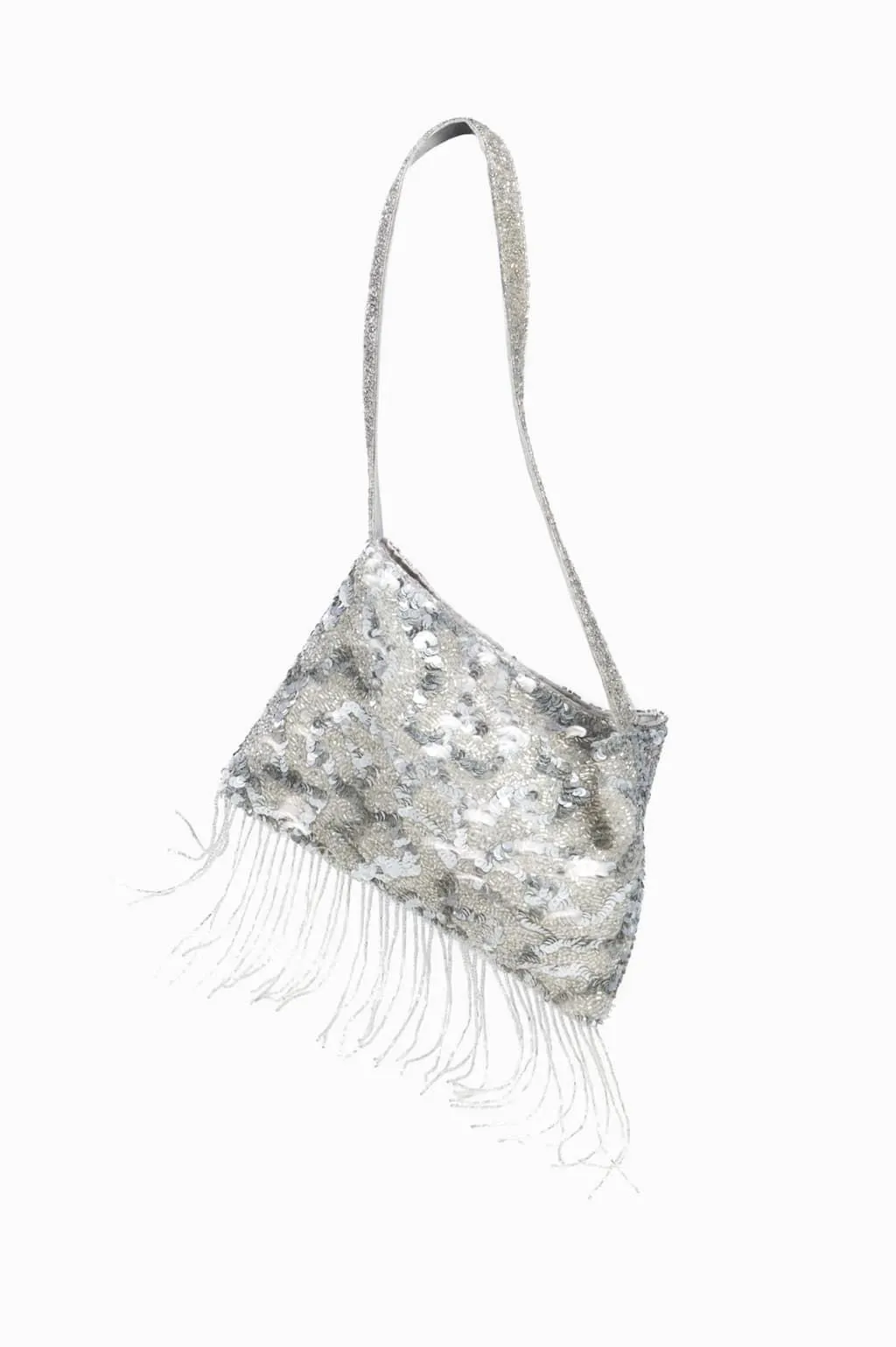 BORSA A SPALLA CON PAILLETTES