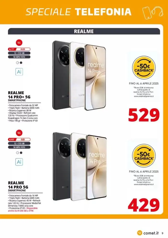 Speciale Telefonia da Comet! da 20 marzo a 2 aprile di 2025 - Pagina del volantino 9