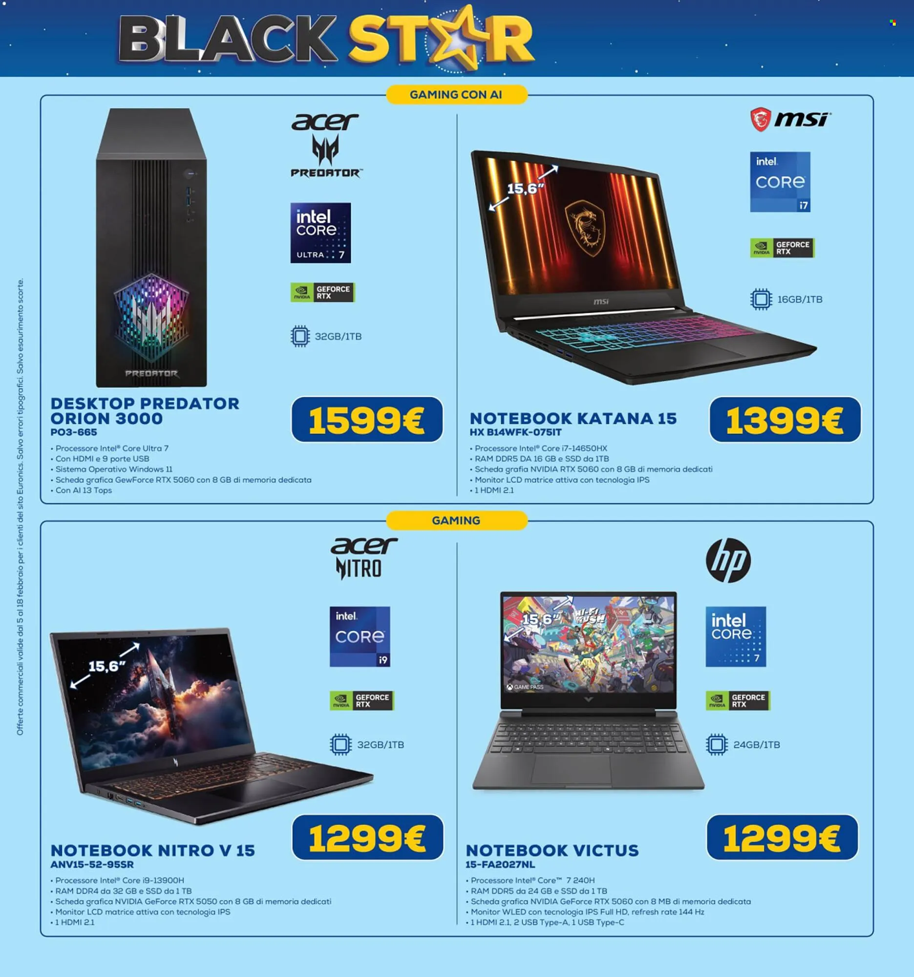 Volantino Euronics da 5 febbraio a 18 febbraio di 2026 - Pagina del volantino 9