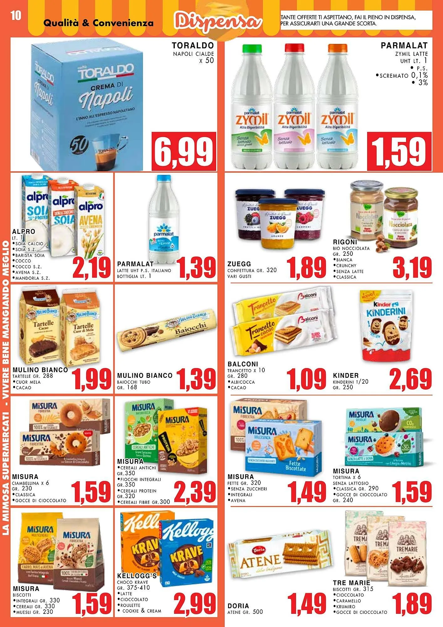 Volantino La Mimosa Supermercati da 19 maggio a 1 giugno di 2025 - Pagina del volantino 10