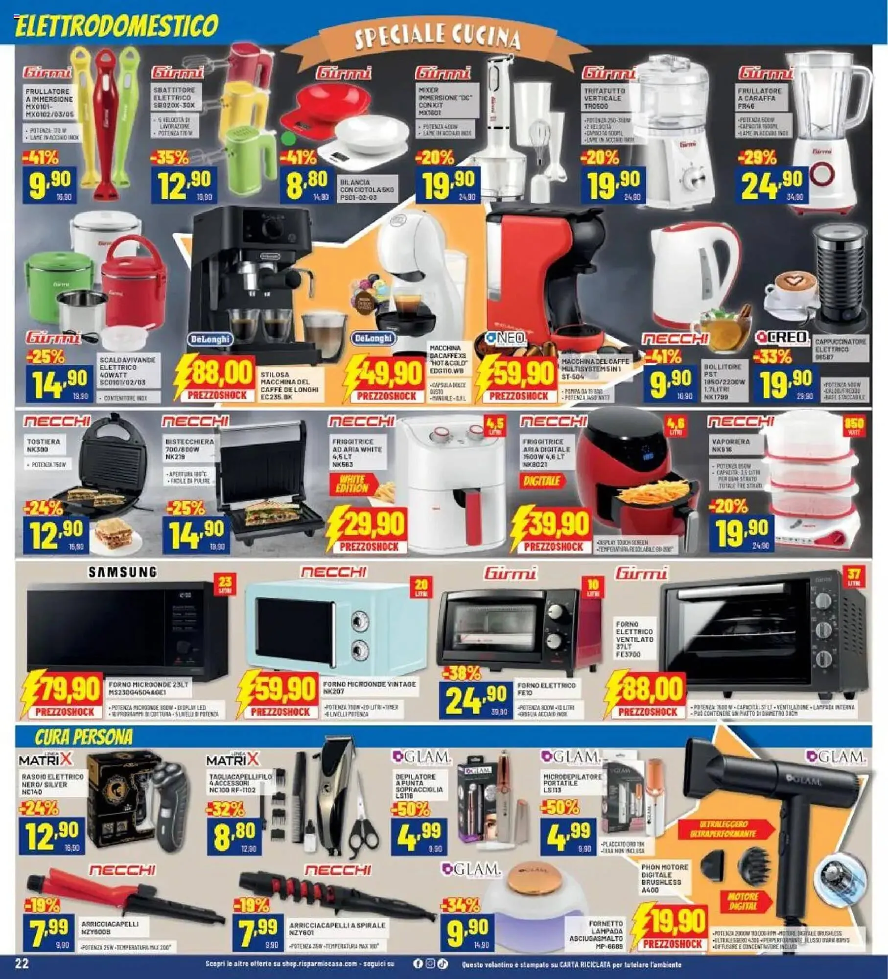 Volantino Risparmio Casa da 28 agosto a 13 settembre di 2025 - Pagina del volantino 22