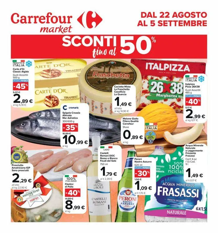 Sconti fino al 50 % da 22 agosto a 5 settembre di 2024 - Pagina del volantino 1