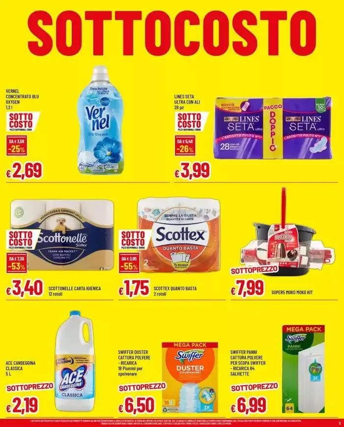 SOTTOCOSTO da 28 marzo a 5 aprile di 2025 - Pagina del volantino 5