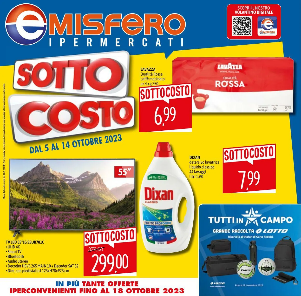 Emisfero Volantino attuale da 5 ottobre a 18 ottobre di 2023 - Pagina del volantino 1