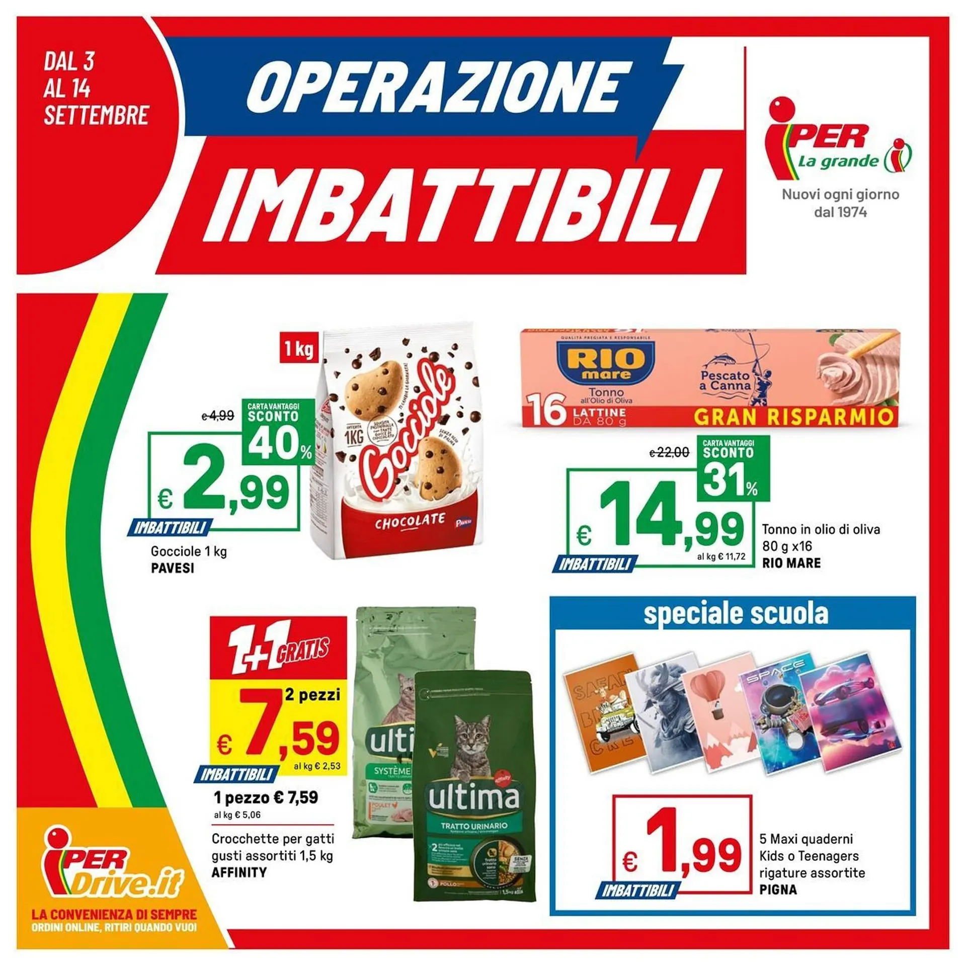 Volantino Iper La Grande da 3 settembre a 14 settembre di 2025 - Pagina del volantino 1