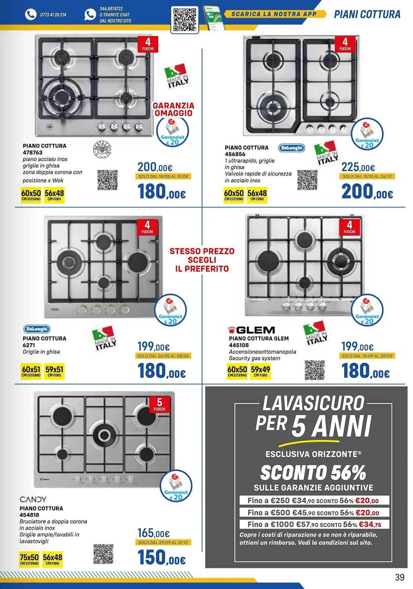 Volantino Orizzonte da 20 maggio a 31 ottobre di 2025 - Pagina del volantino 39