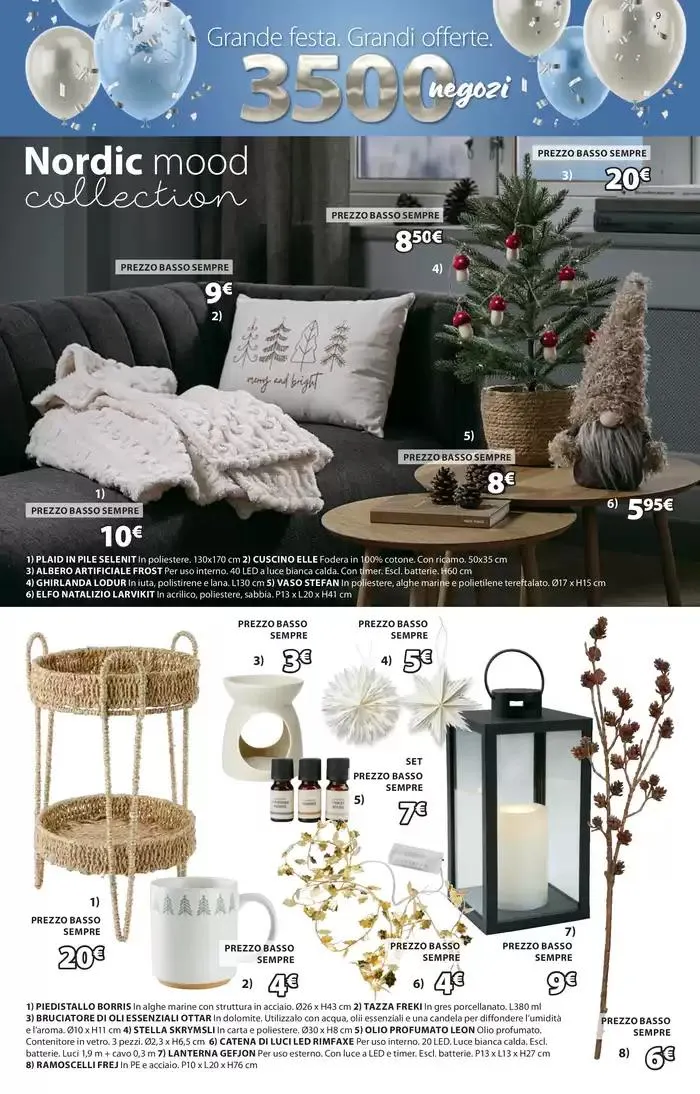 Grande festa. Grandi offerte. da 24 ottobre a 1 dicembre di 2024 - Pagina del volantino 9