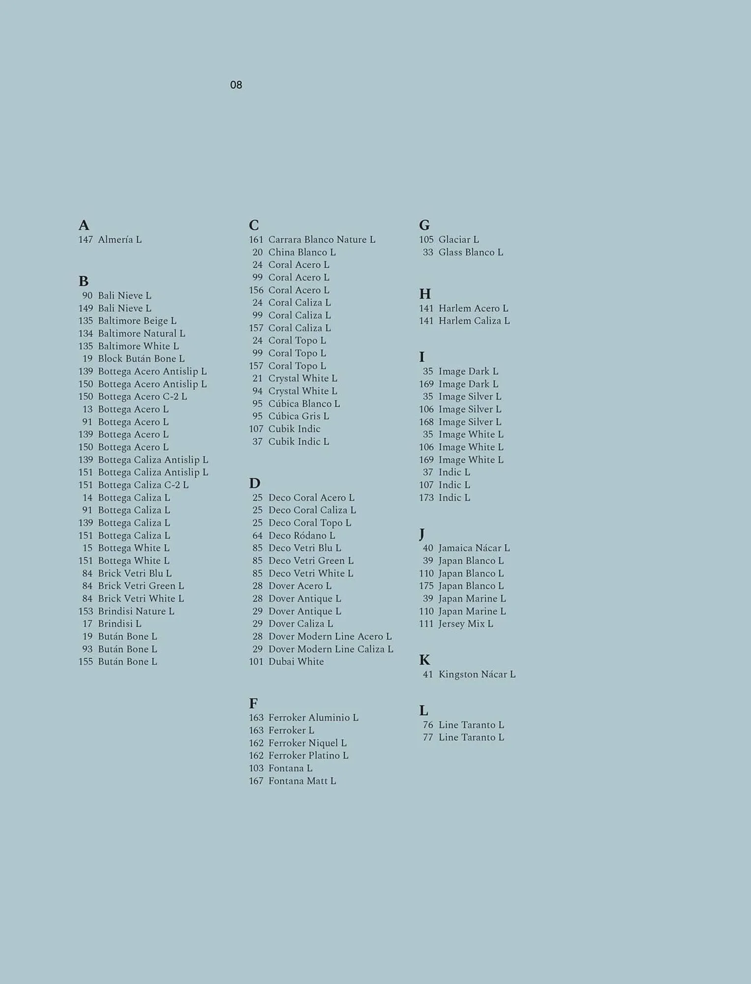 Catalogue Porcelanosa du 27 juin au 31 décembre 2025 - Catalogue page 8