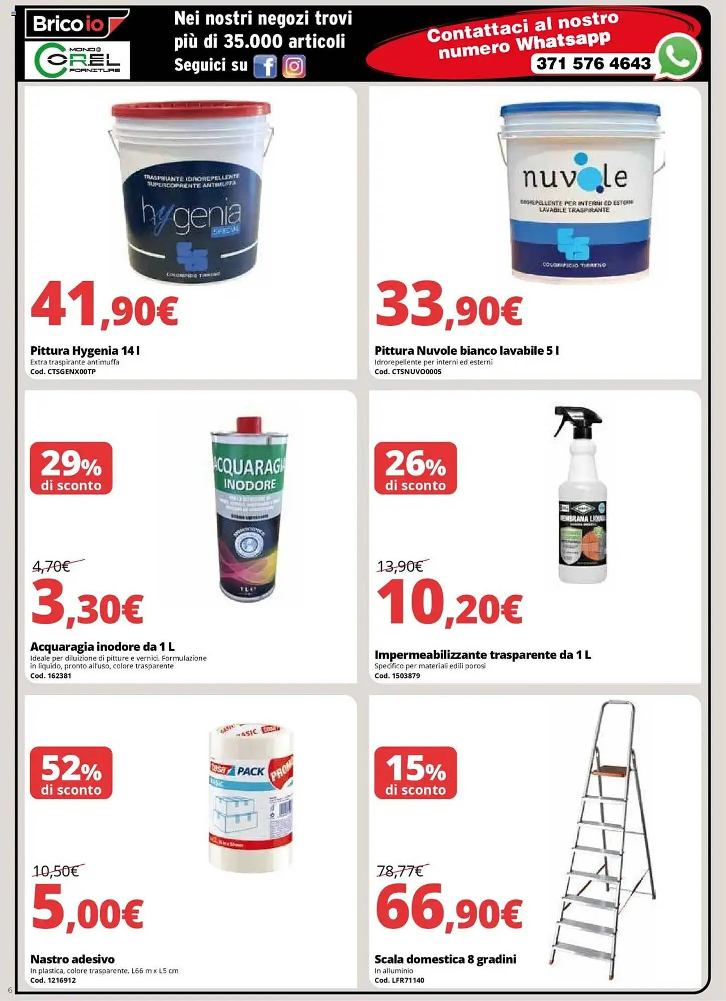 Volantino Brico Io da 16 ottobre a 9 novembre di 2025 - Pagina del volantino 6