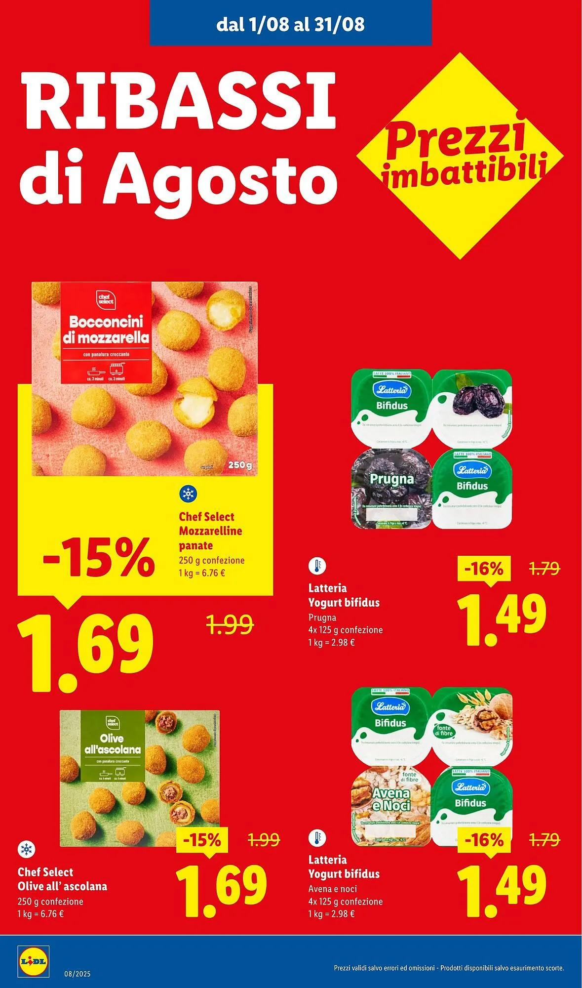 Volantino Lidl da 1 agosto a 31 agosto di 2025 - Pagina del volantino 4