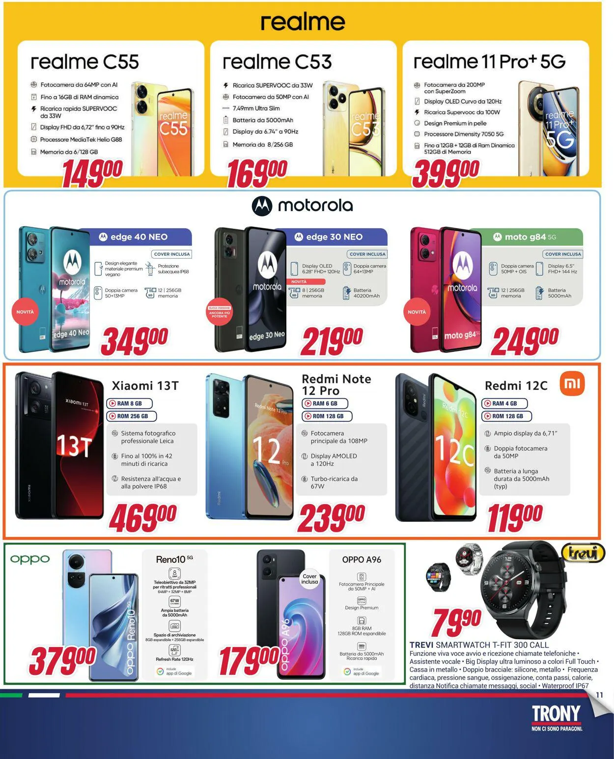 Trony - Napoli Volantino attuale da 19 gennaio a 31 gennaio di 2024 - Pagina del volantino 11