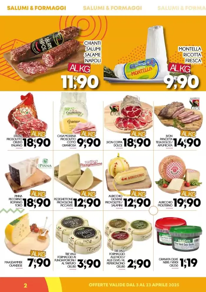 Veri sapori d’Italia da 4 aprile a 23 aprile di 2025 - Pagina del volantino 2