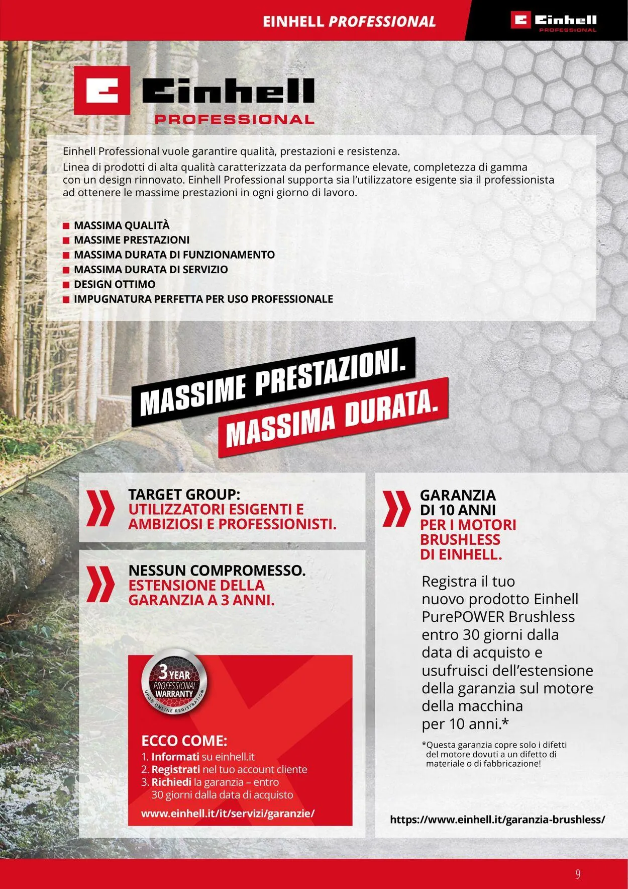 Einhell da 17 giugno a 17 settembre di 2025 - Pagina del volantino 9