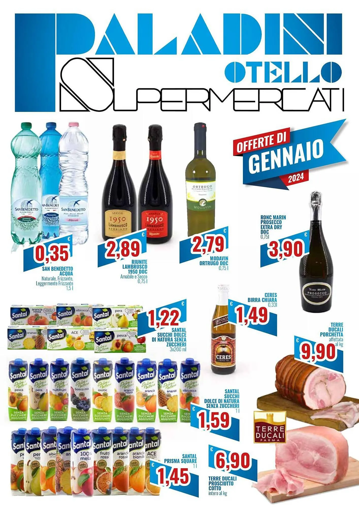 Volantino Paladini Otello Supermercato da 3 gennaio a 31 gennaio di 2024 - Pagina del volantino 