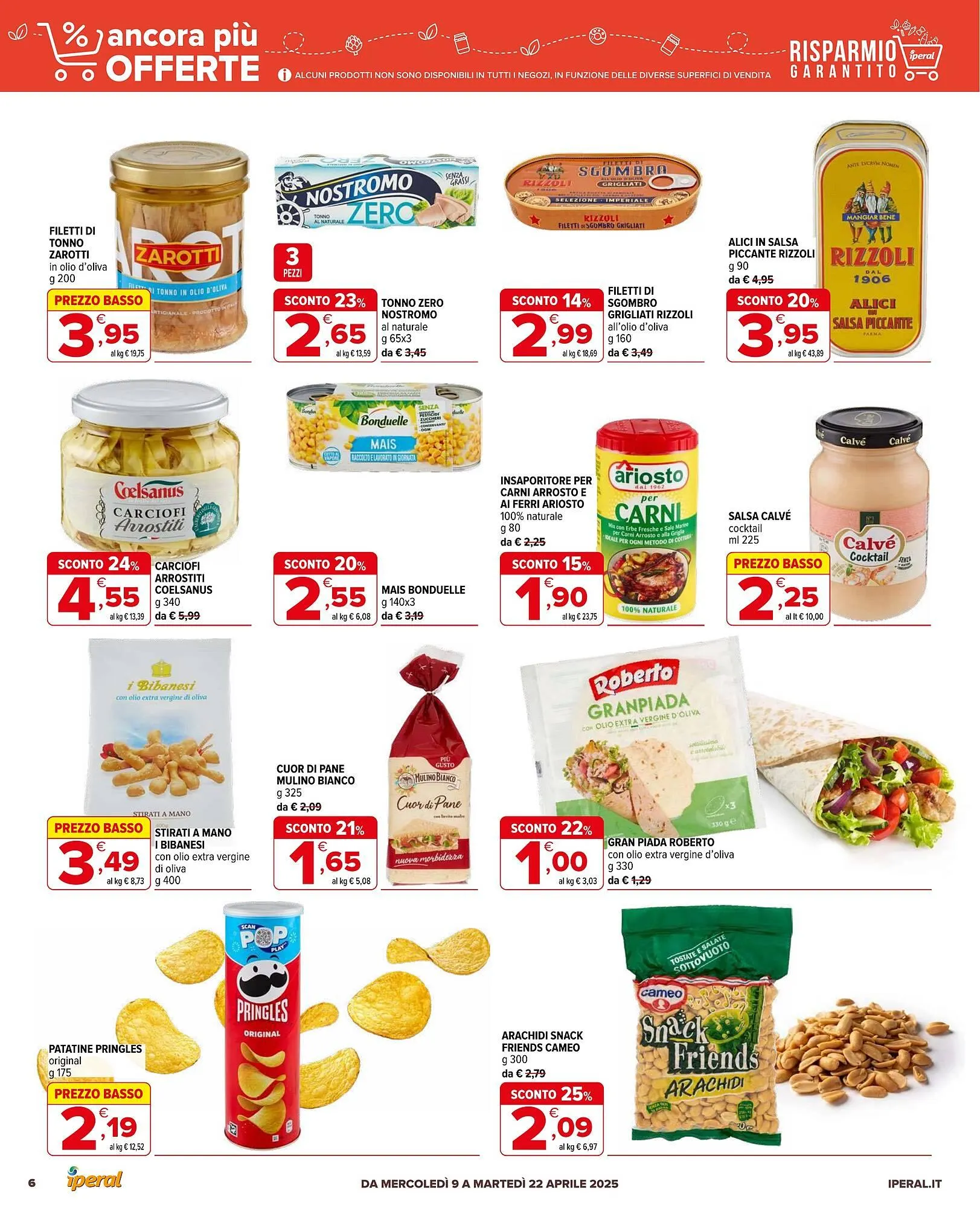 Volantino Iperal da 9 aprile a 22 aprile di 2025 - Pagina del volantino 6