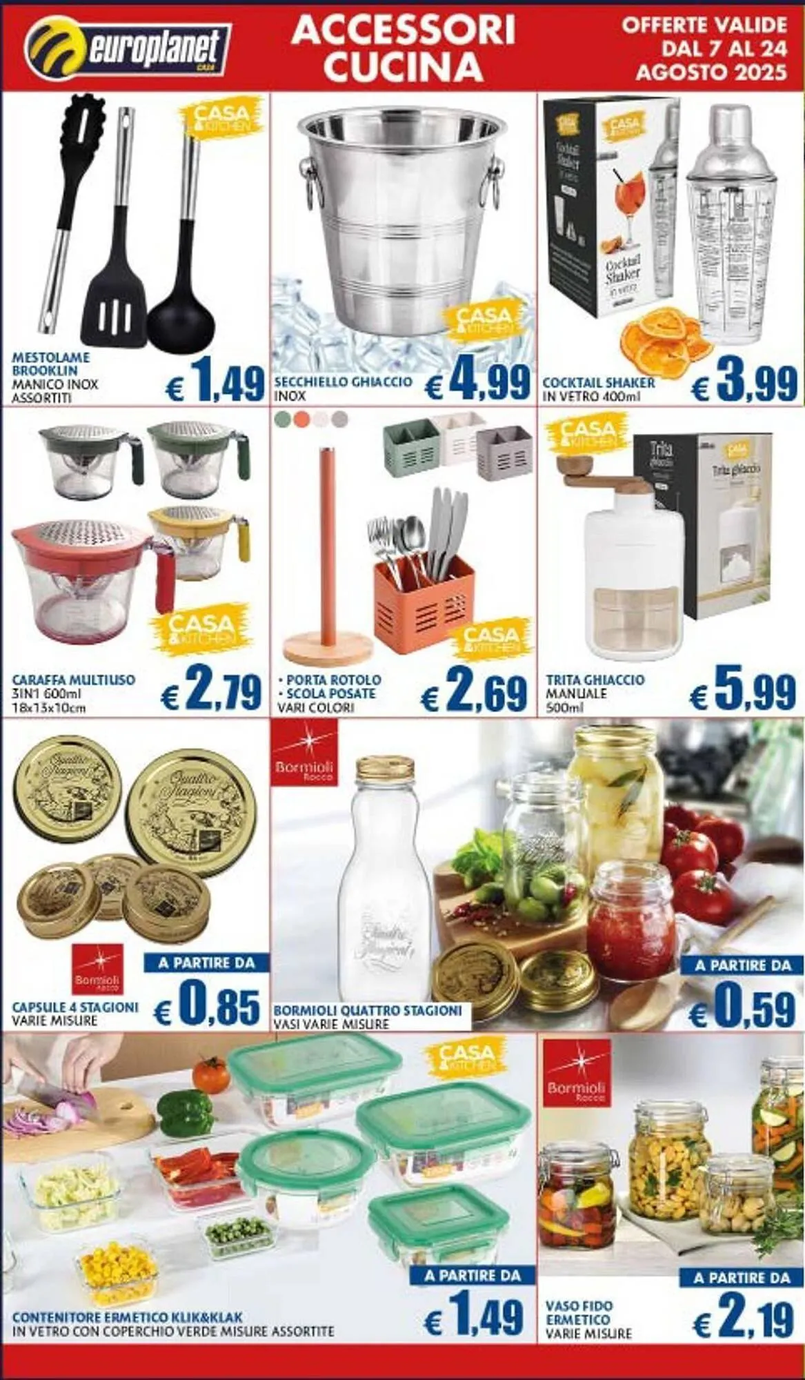 Volantino Europlanet Casa da 7 agosto a 24 agosto di 2025 - Pagina del volantino 12