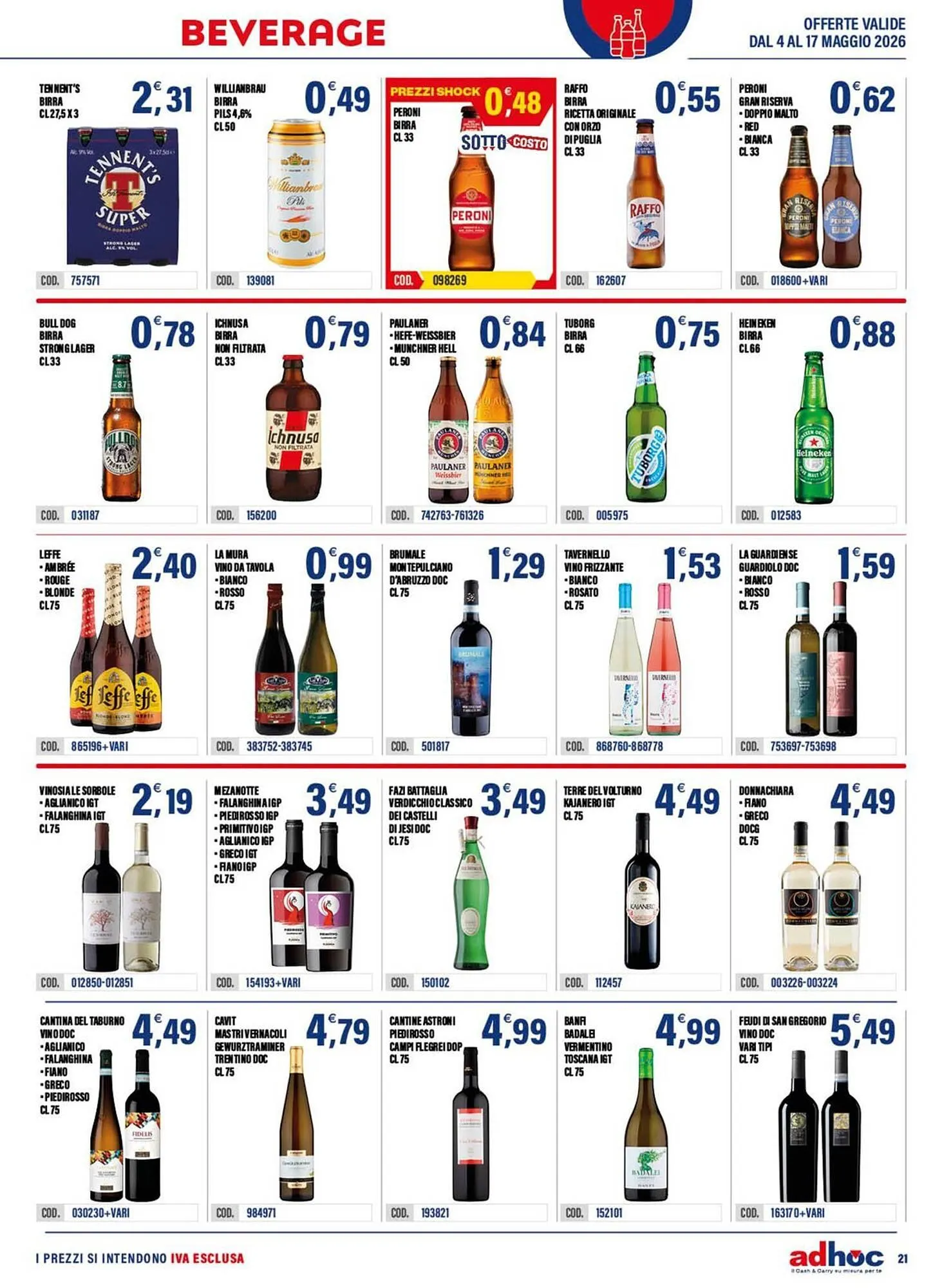 Volantino Adhoc da 4 maggio a 17 maggio di 2026 - Pagina del volantino 21