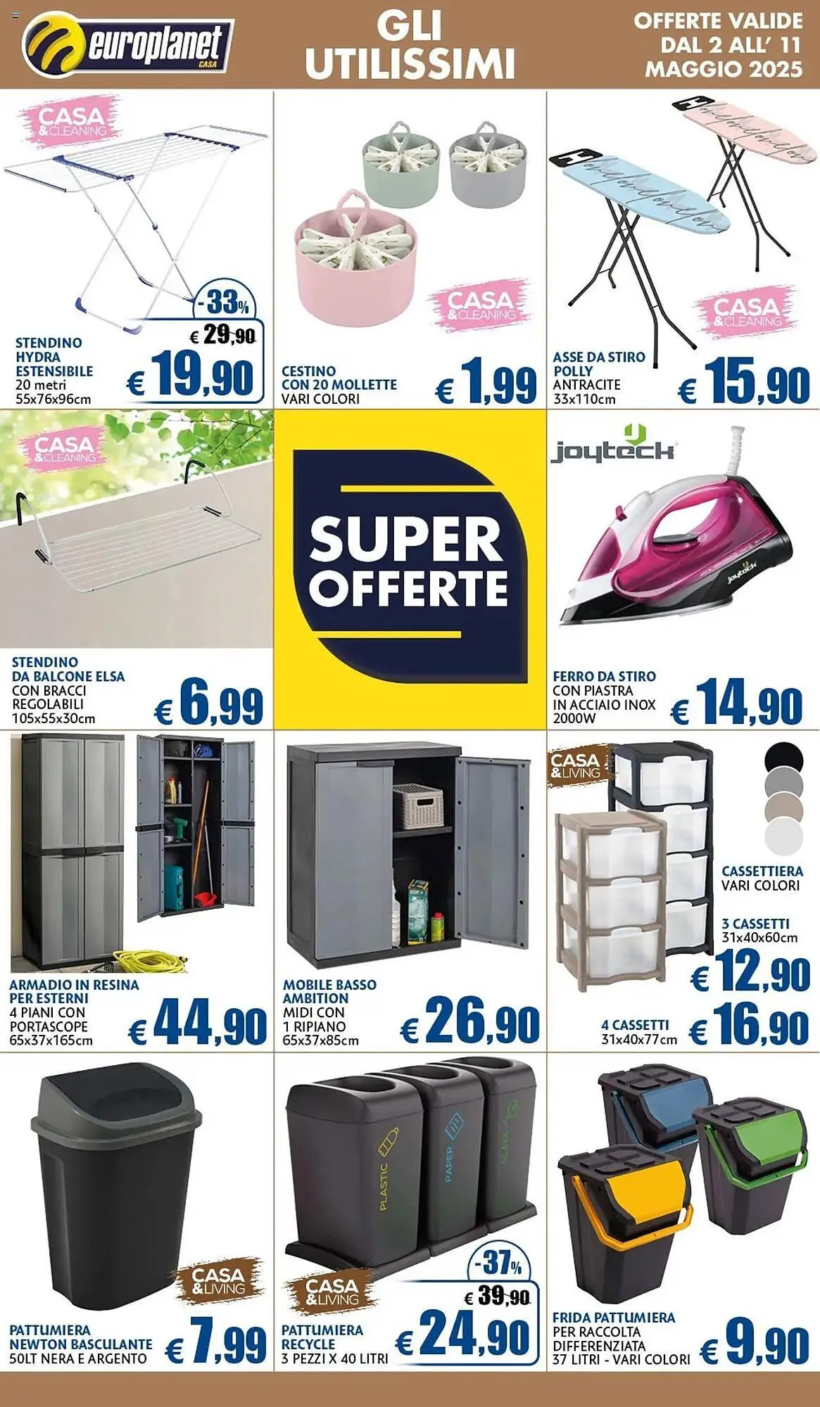 Volantino Europlanet Casa da 2 maggio a 11 maggio di 2025 - Pagina del volantino 9