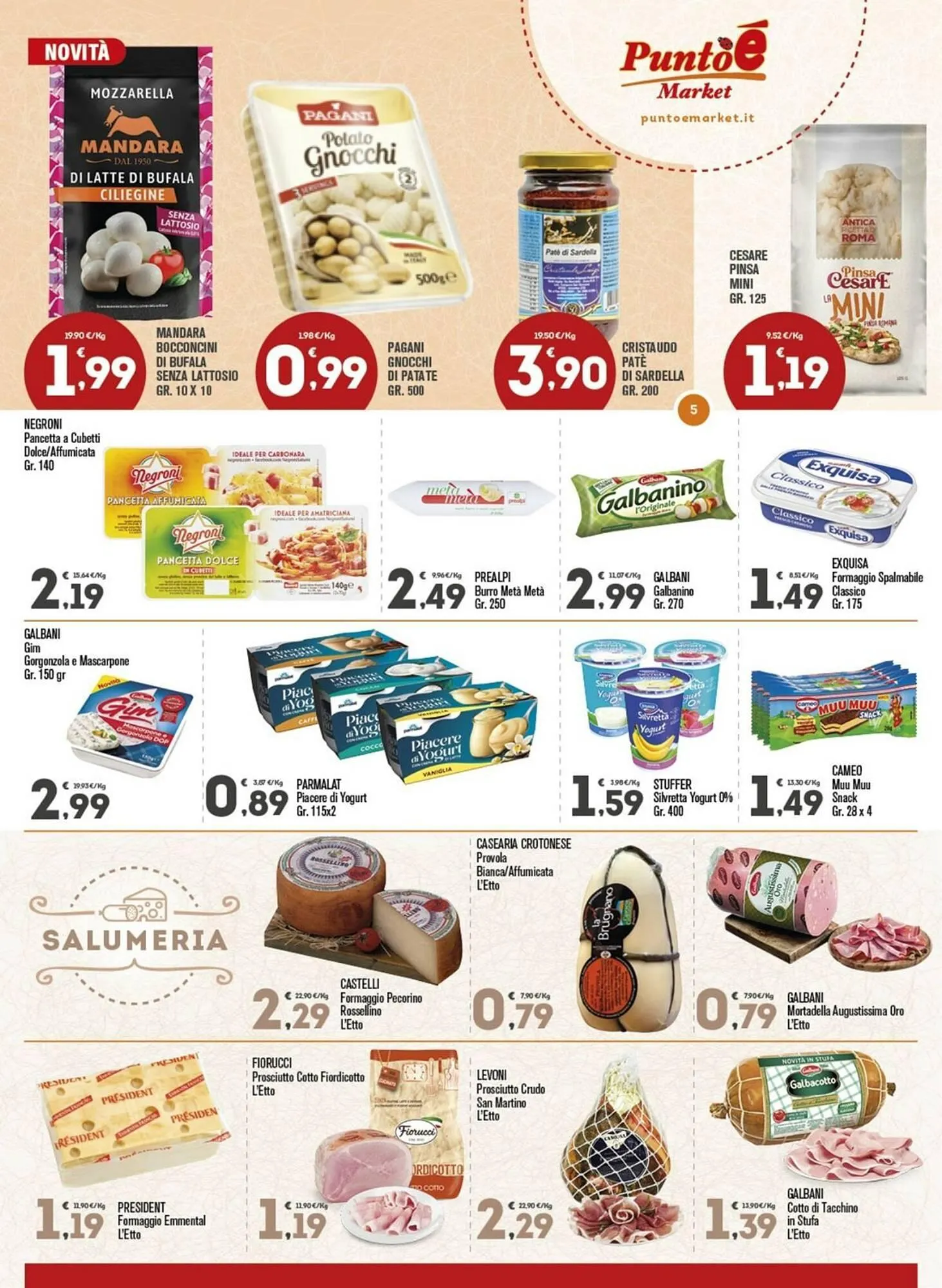 Volantino Punto é market da 9 giugno a 22 giugno di 2025 - Pagina del volantino 5