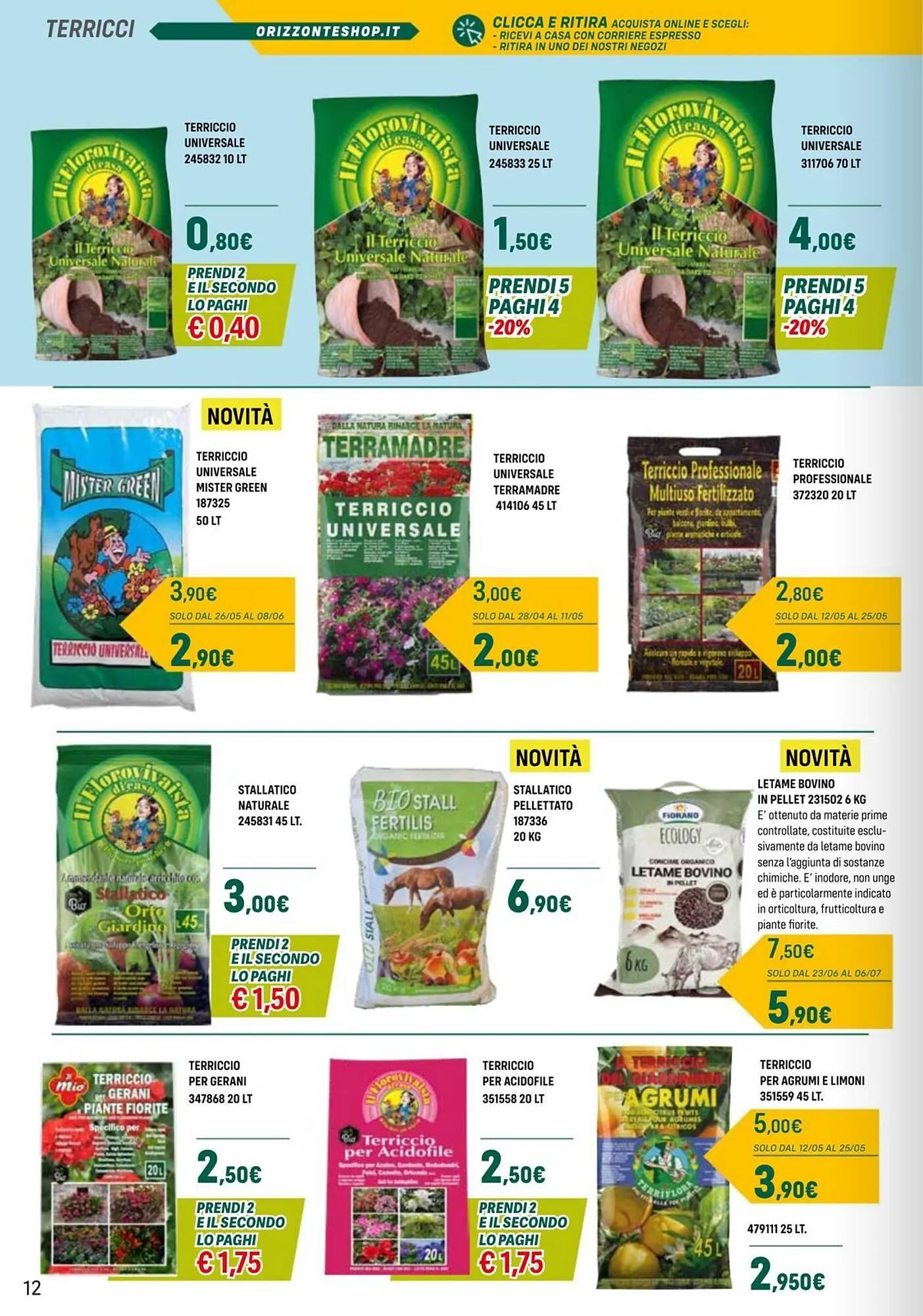 Volantino Orizzonte da 25 aprile a 12 ottobre di 2025 - Pagina del volantino 12