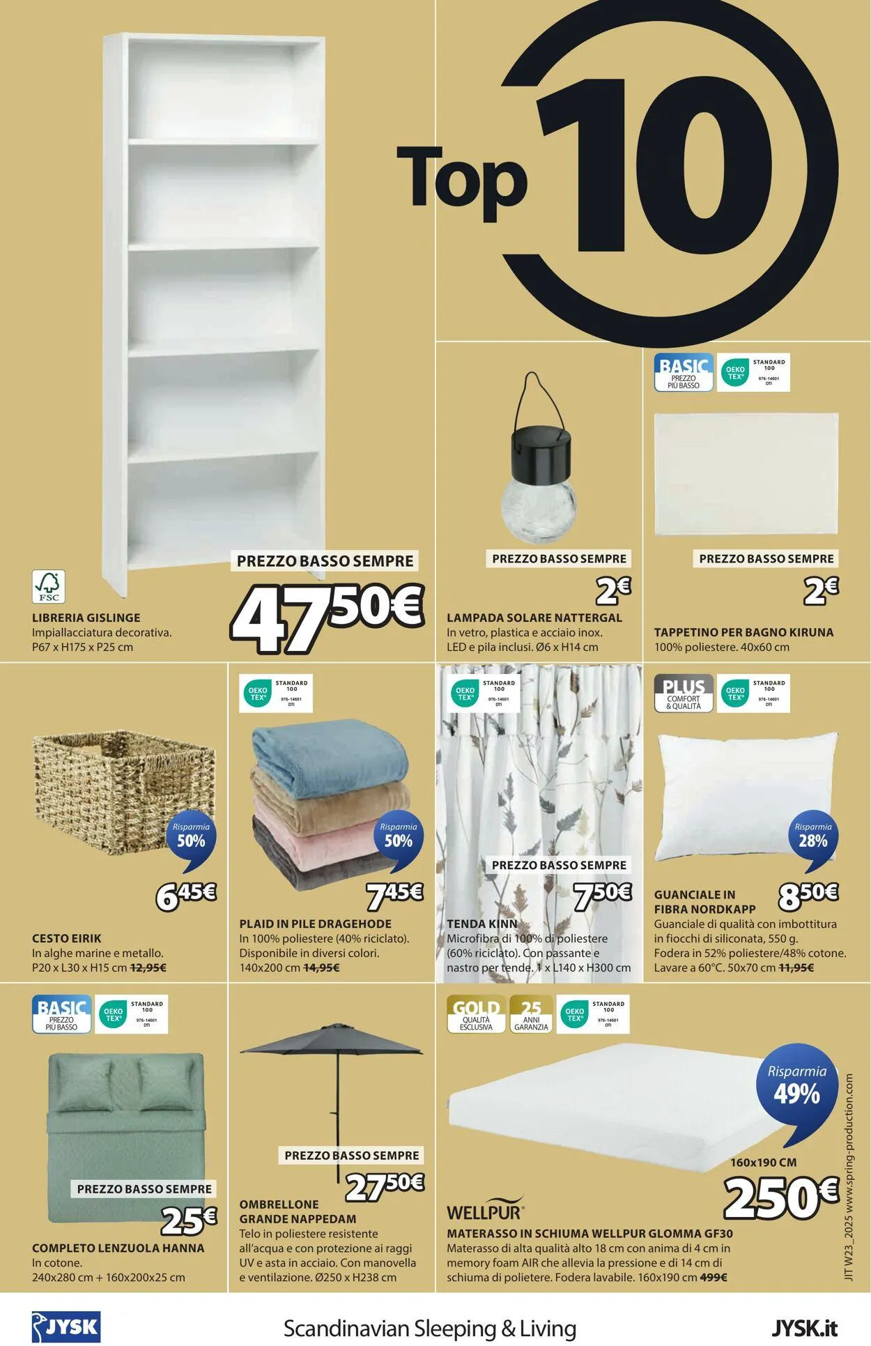 Jysk Volantino attuale da 1 luglio a 15 luglio di 2025 - Pagina del volantino 17