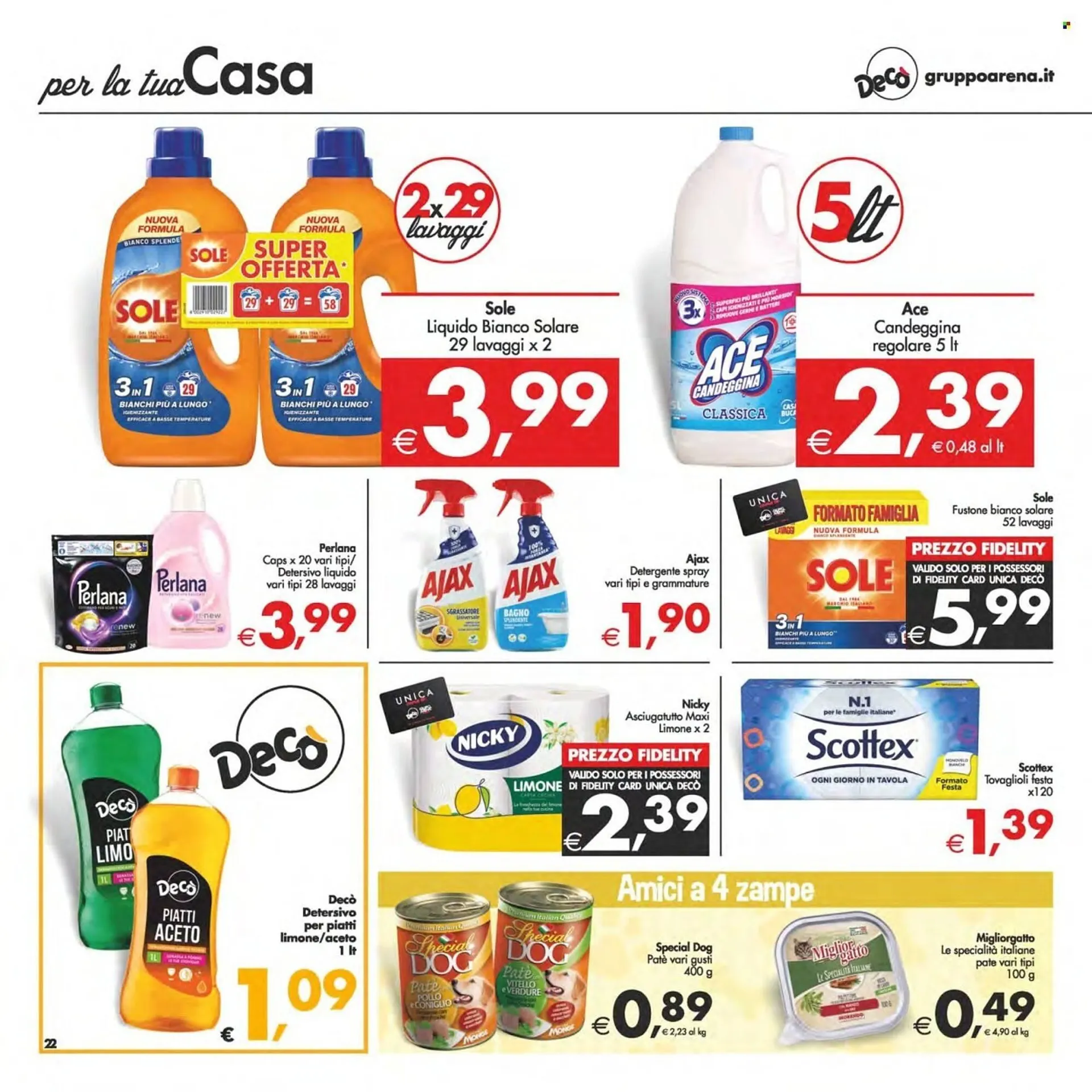 Volantino Deco Supermercati da 4 novembre a 13 novembre di 2025 - Pagina del volantino 22