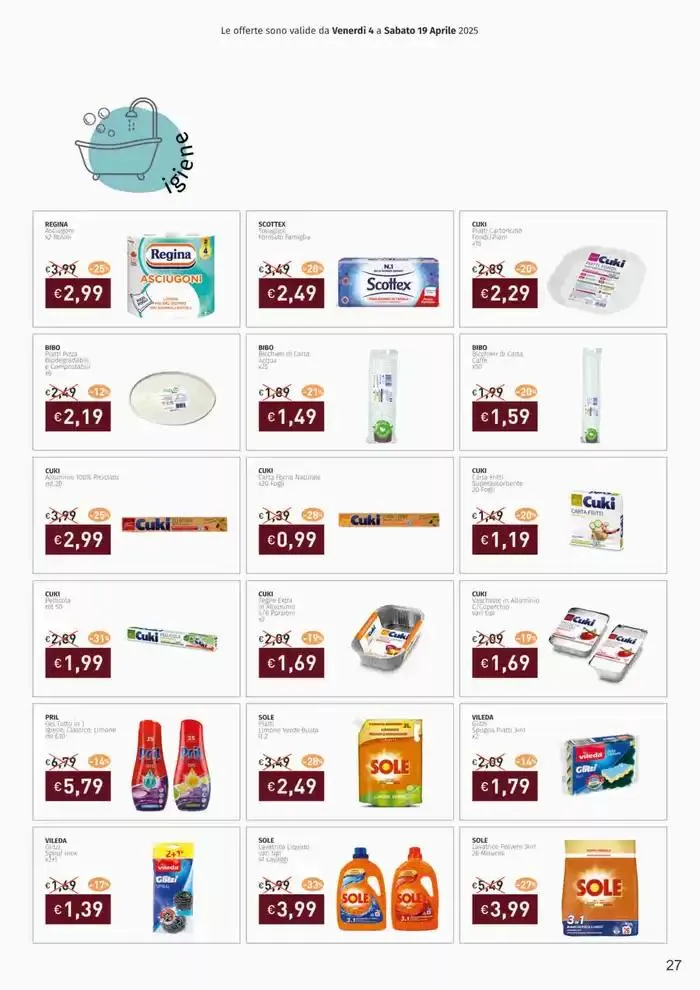 Per Pasqua solo eccellenze! da 4 aprile a 19 aprile di 2025 - Pagina del volantino 27