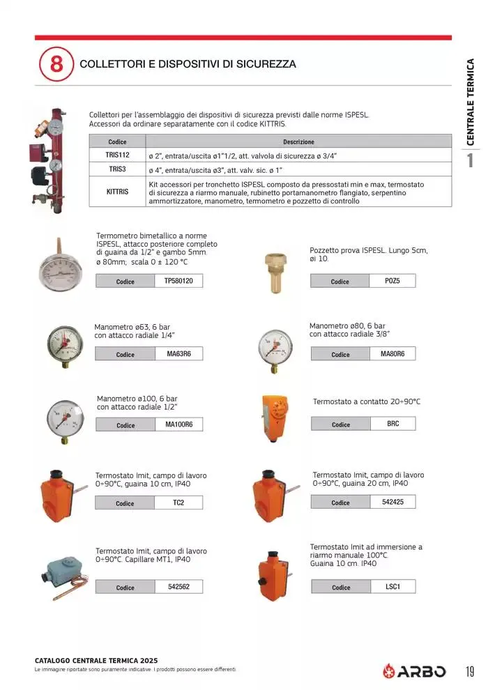 Catalogo Centrale termica 2025  da 8 aprile a 31 dicembre di 2025 - Pagina del volantino 19