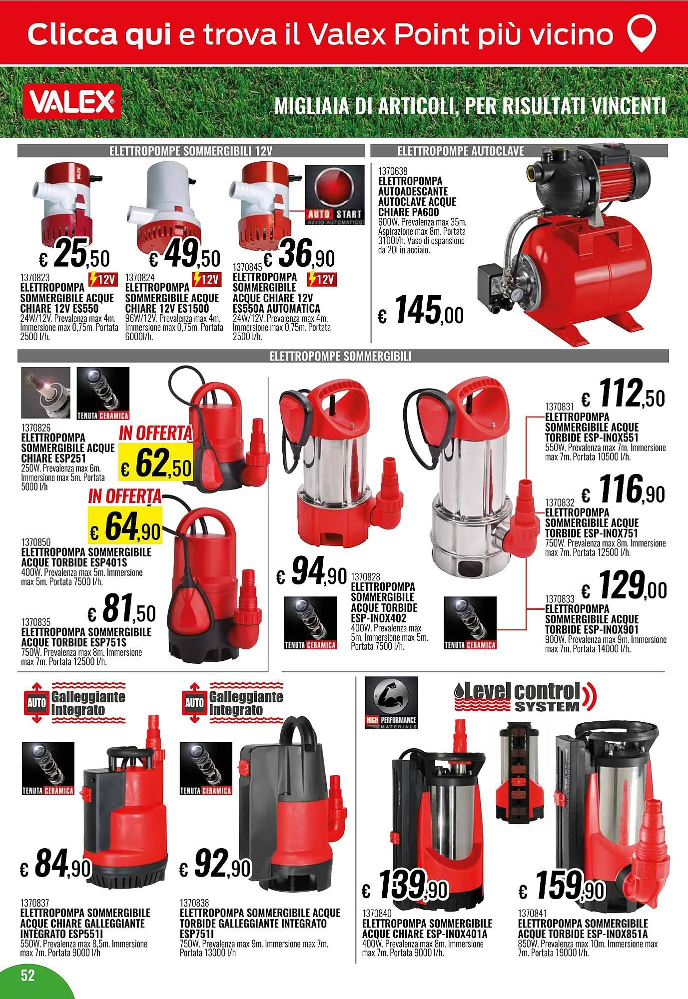 Volantino Valex da 2 gennaio a 2 marzo di 2024 - Pagina del volantino 52